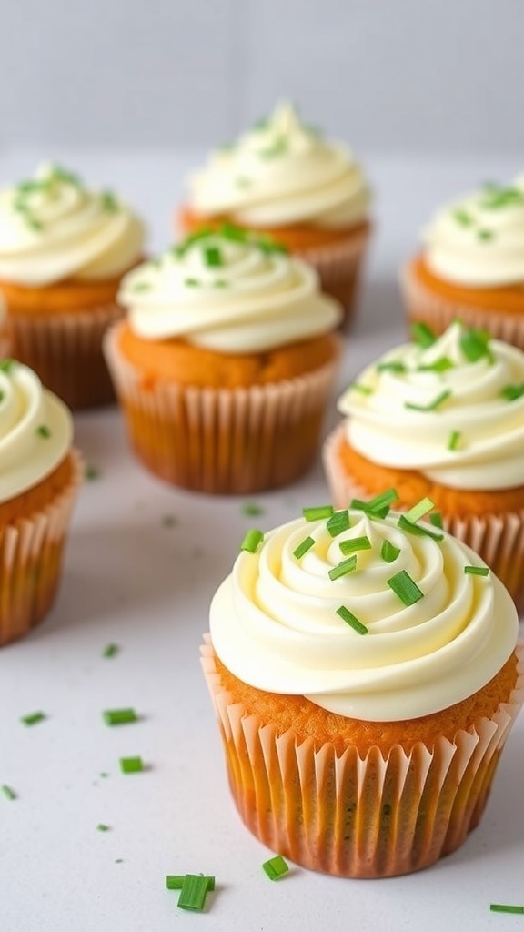 Zucchini and carrot cupcakes decorated with dog faces made from fondant.