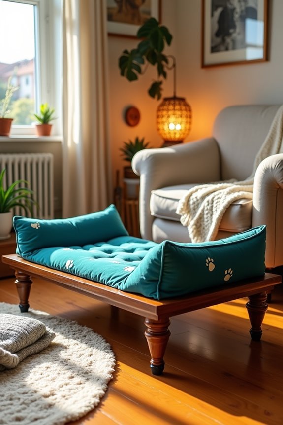 adjustable dog bed legs