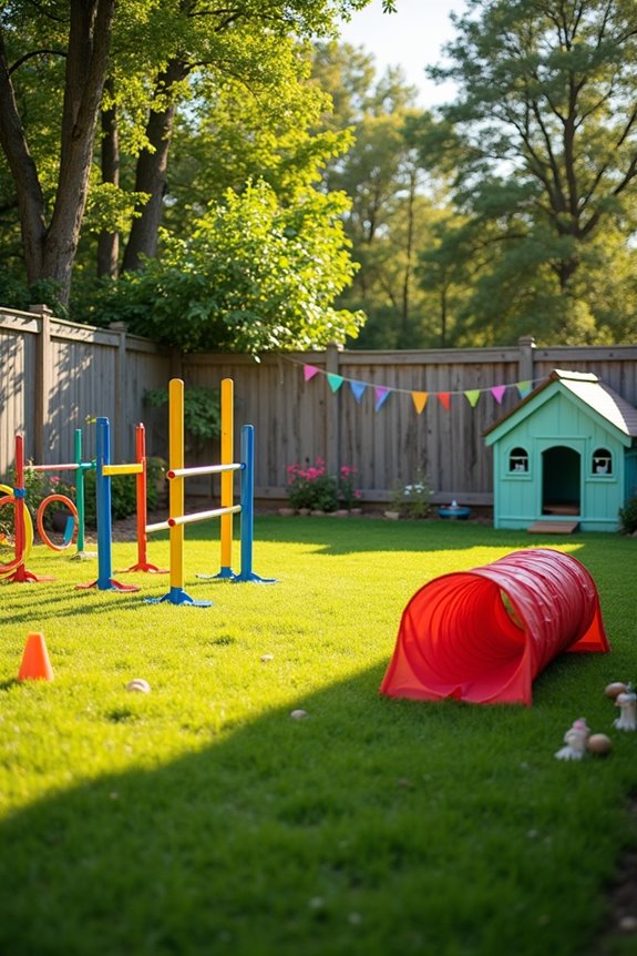 backyard agility training fun