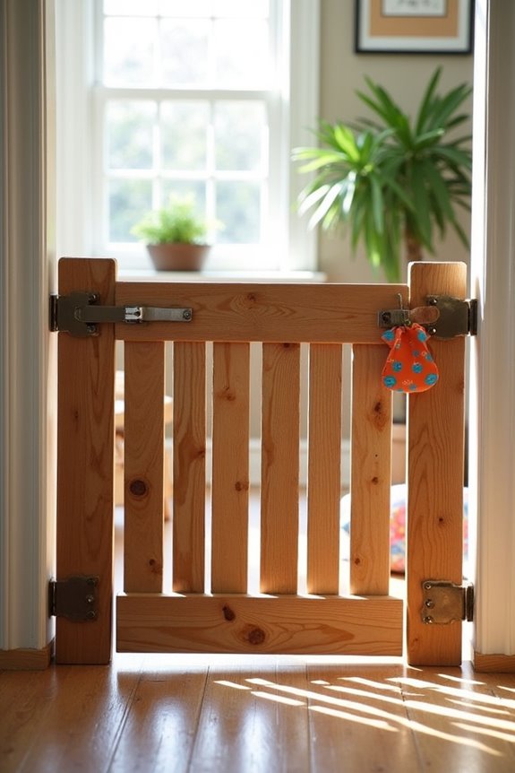 budget friendly rustic pet gate