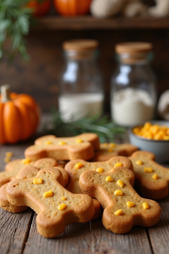 cheesy bacon dog biscuits