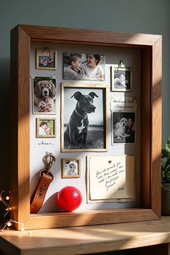 cherished dog memory display