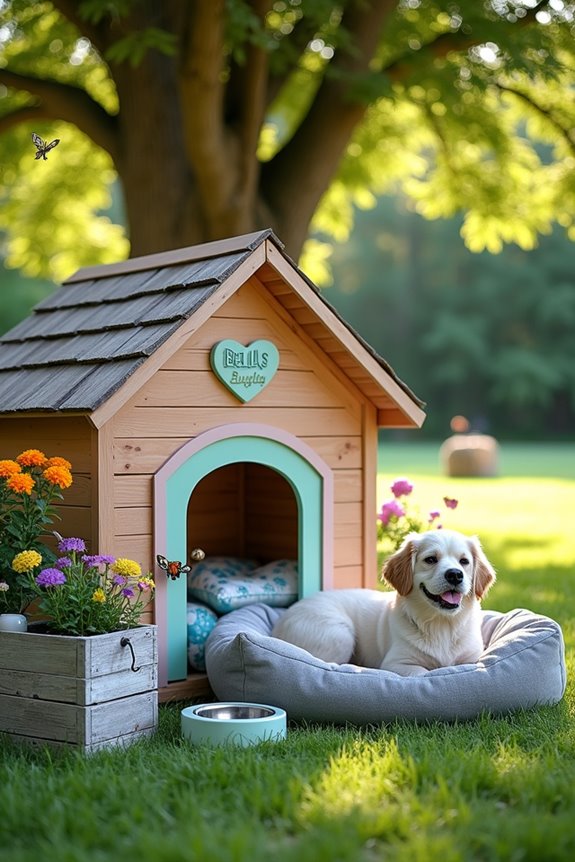 chic outdoor canine accommodations