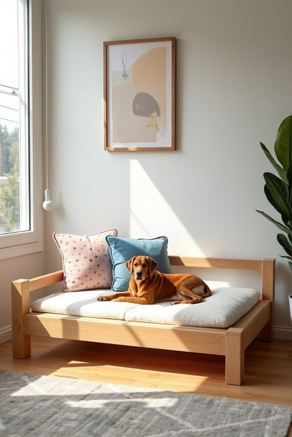 comfy elevated dog bed