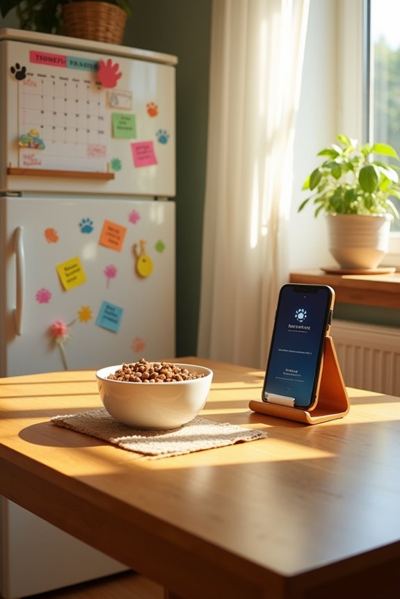 consistent feeding schedule reminder