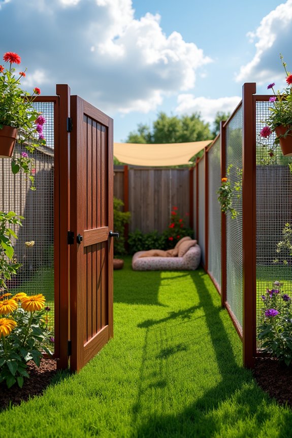 cost effective dog run solution