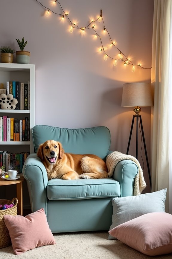 cozy nook for reading