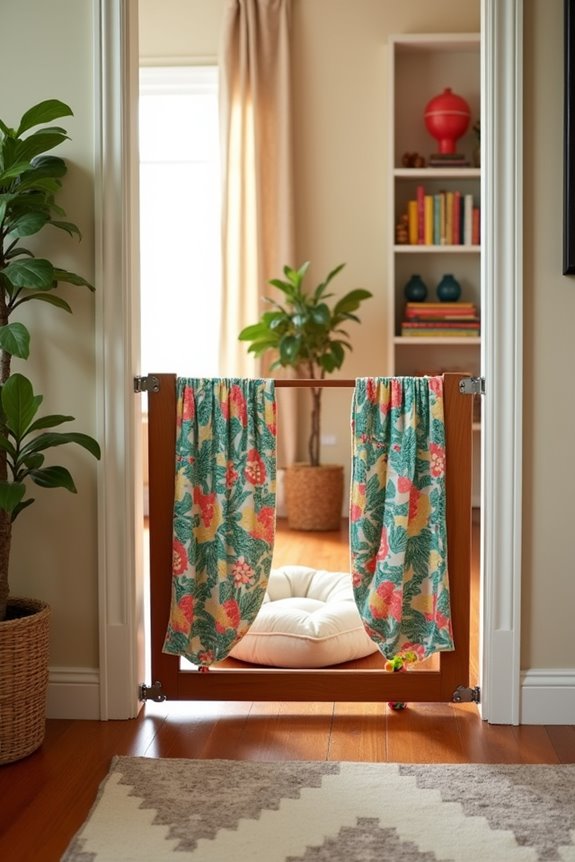 customizable and stylish dog gate