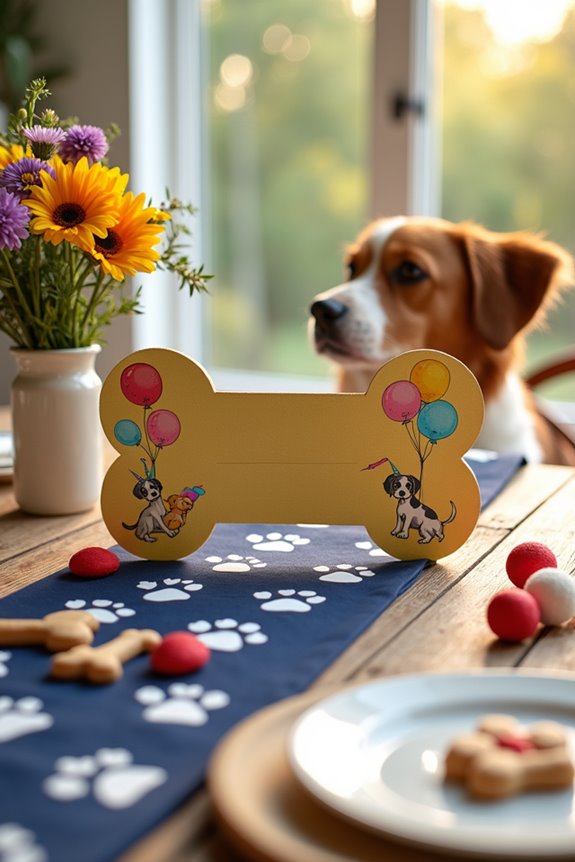 cute dog themed invitations create excitement