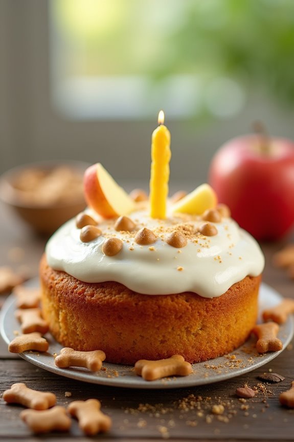 delicious cake for dogs