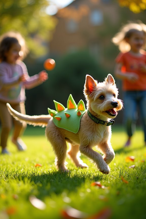 diy dinosaur costume for dogs