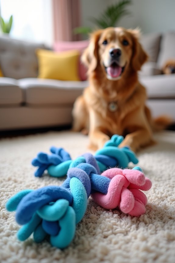diy fleece tug toy