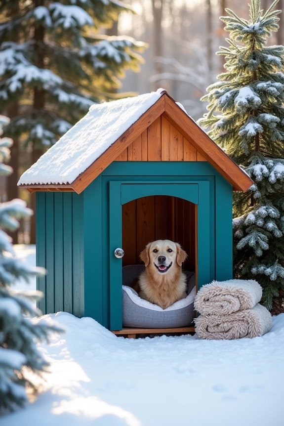diy insulated winter shelter
