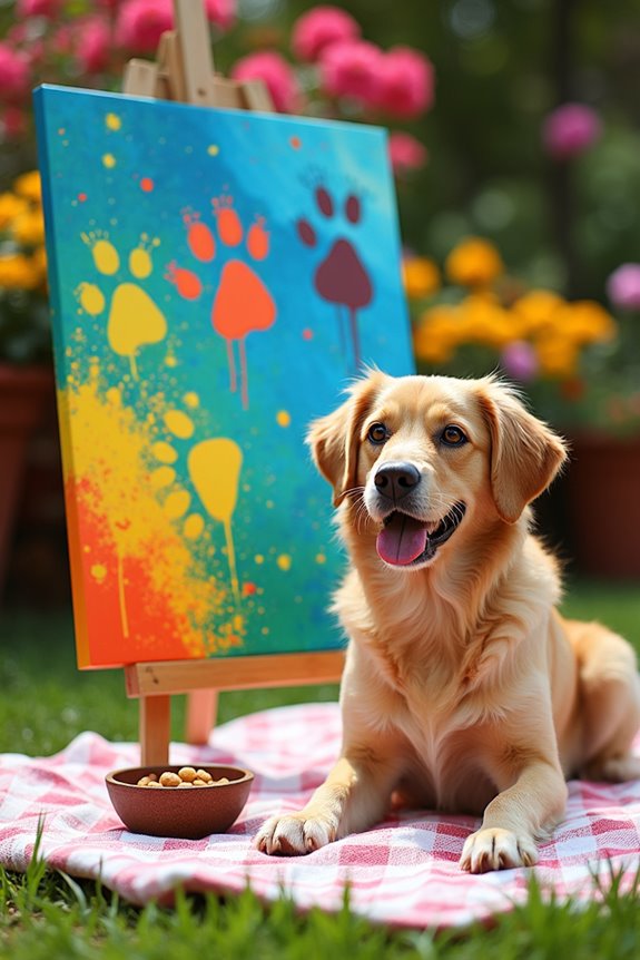 dog friendly creative art projects