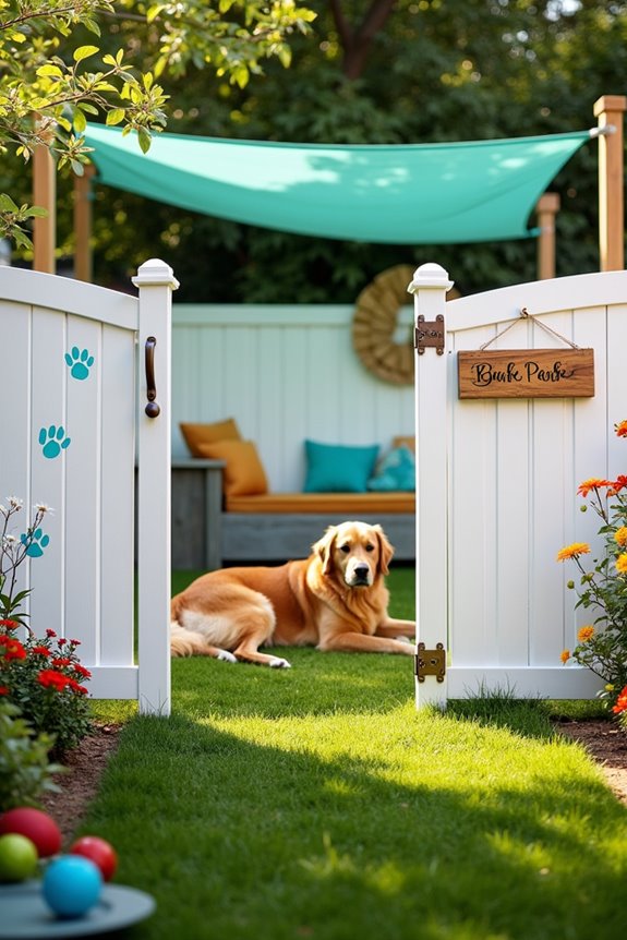 eco friendly dog run fencing