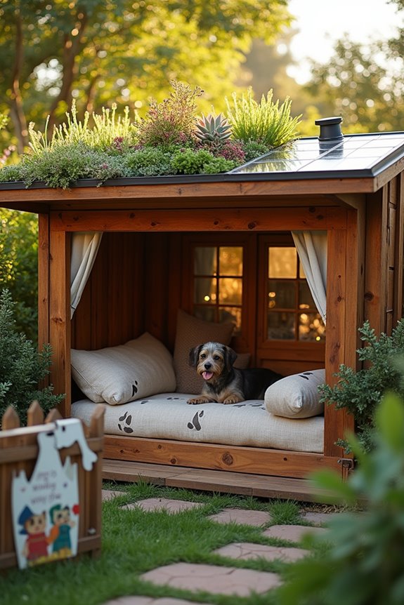 eco friendly solar kennel design