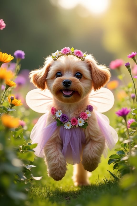 enchanting floral fairy costume