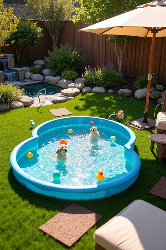 engaging aquatic activity zone