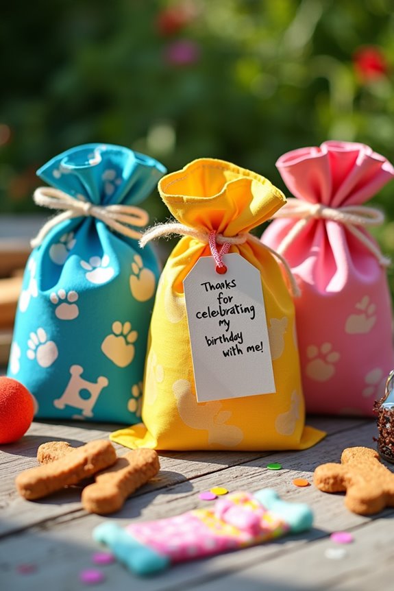 festive canine goody bags