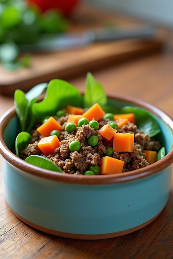 gourmet dog meal preparation