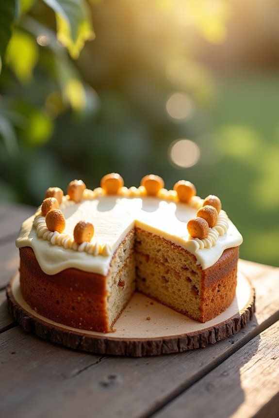 homemade carrot cake treat