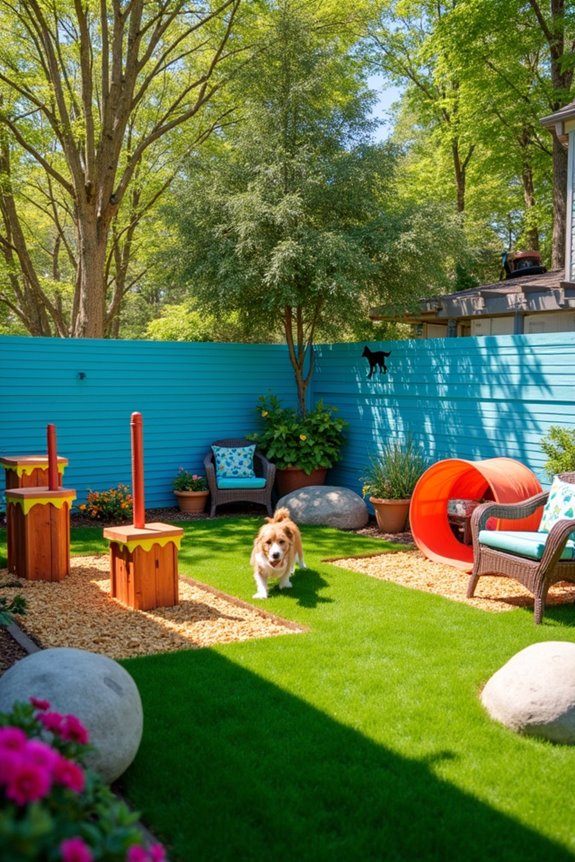 interactive backyard dog playground