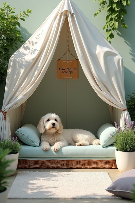 luxury dog spa retreat
