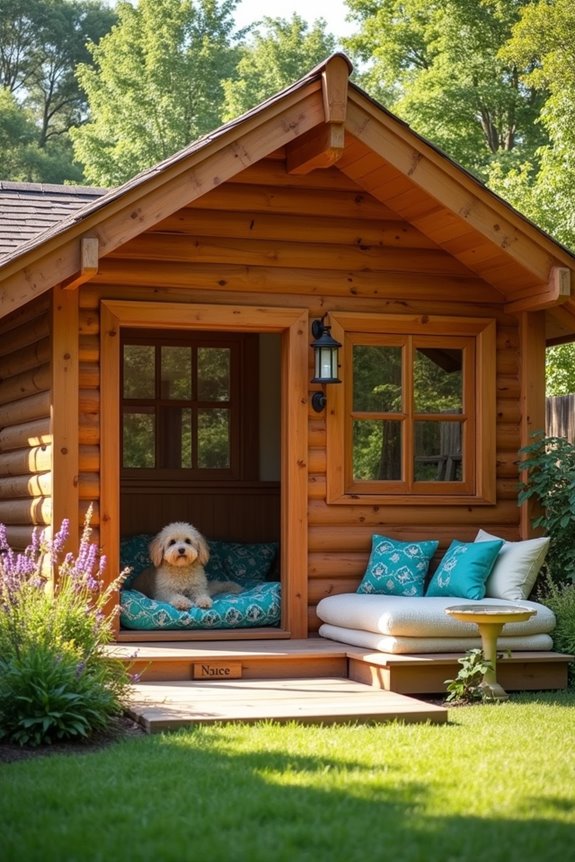 luxury rustic doghouse retreat