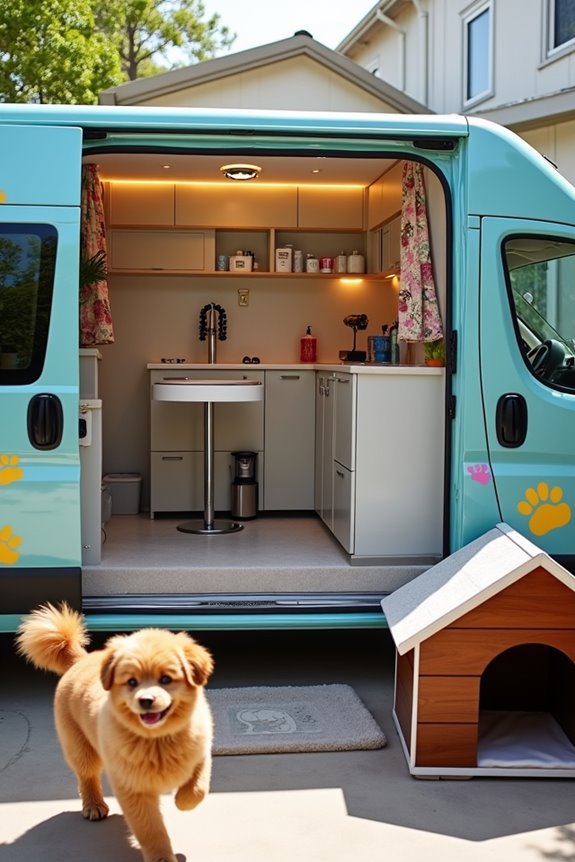 mobile grooming van experience