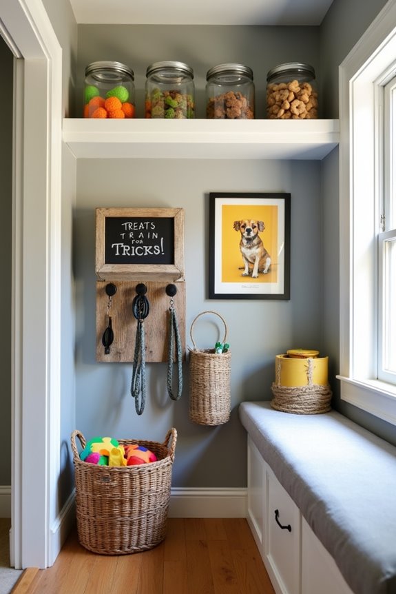 organized training supply station