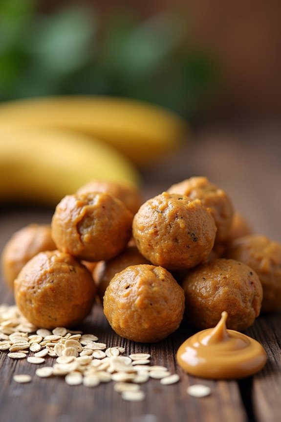 peanut butter banana treats