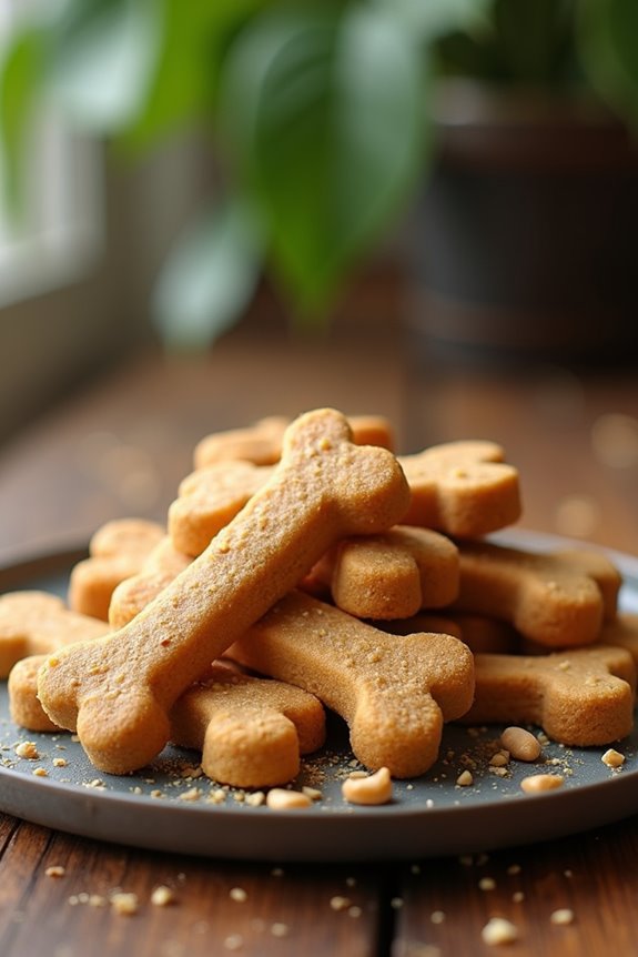 peanut butter dog treat