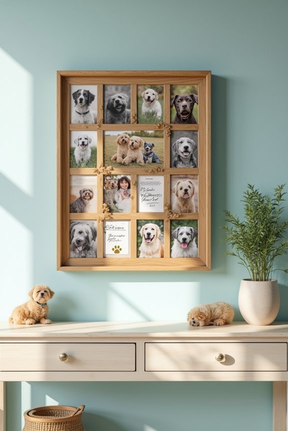 personalized dog memory collage