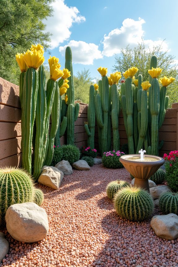 pet safe cactus landscaping design