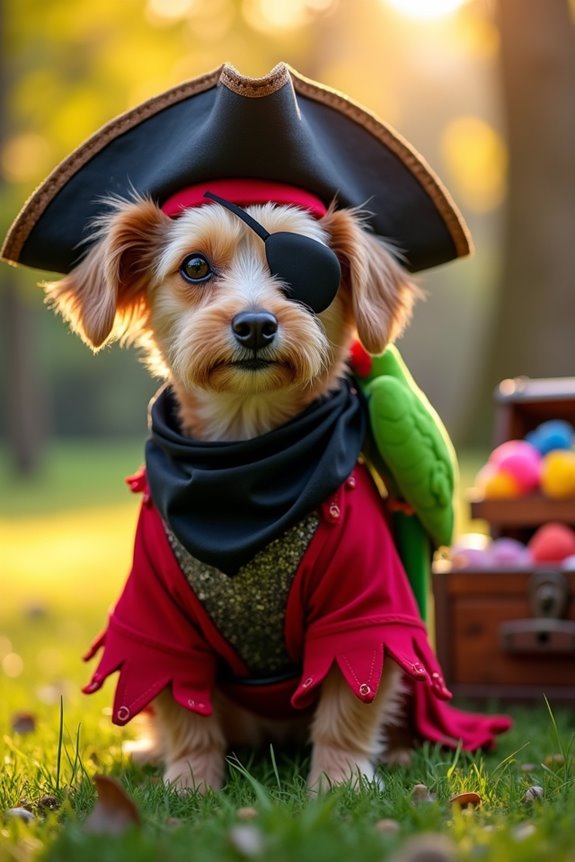 pirate dog costume fun