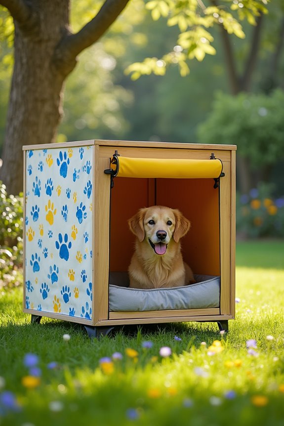 portable dog kennel diy