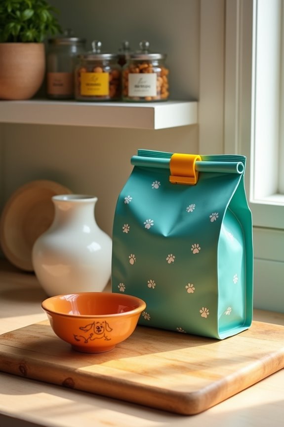 properly seal dog food