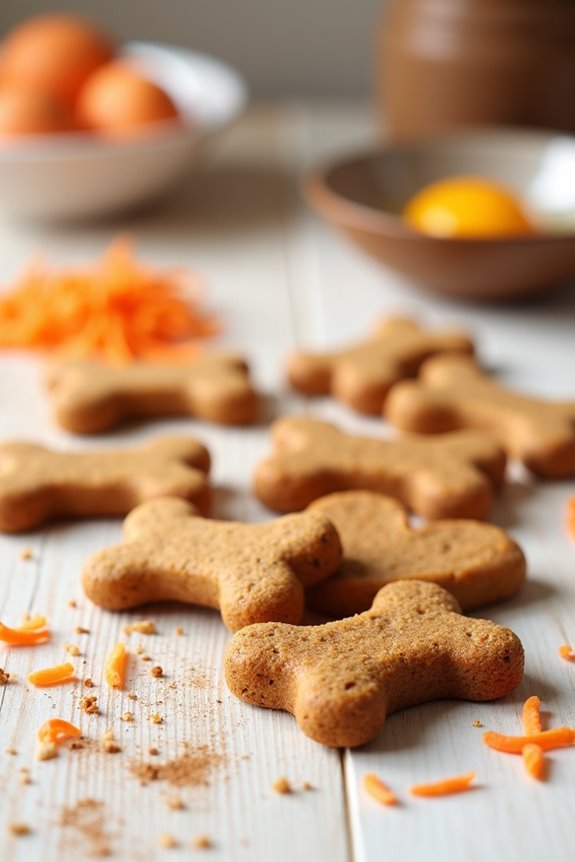 pumpkin peanut butter dog treats