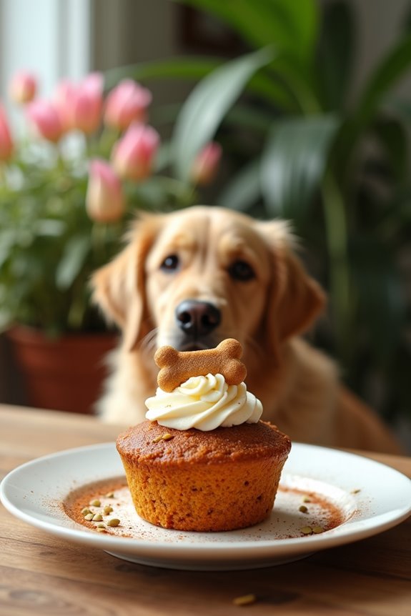 pumpkin spice pupcake delight