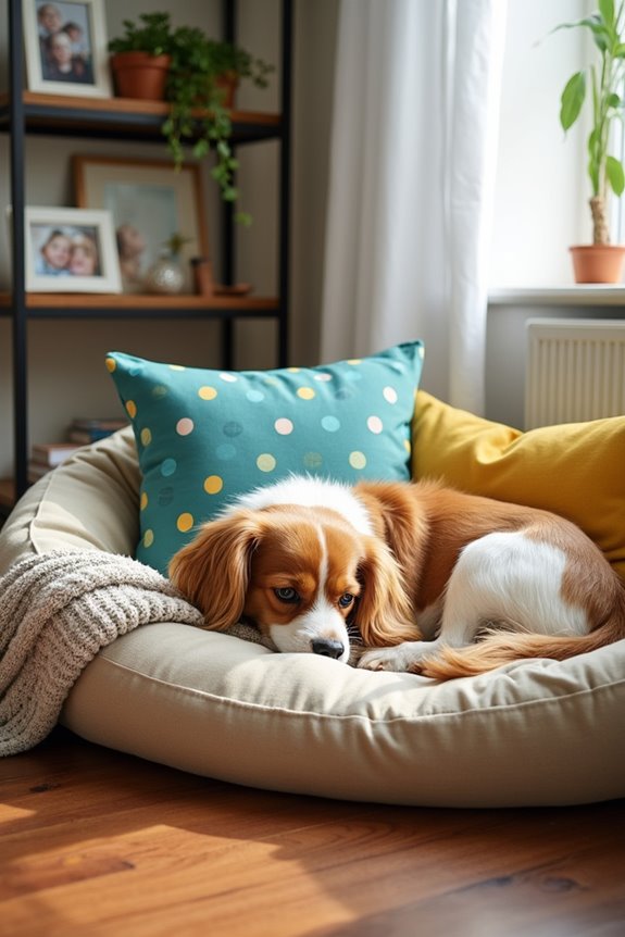 reversible stylish dog pillow
