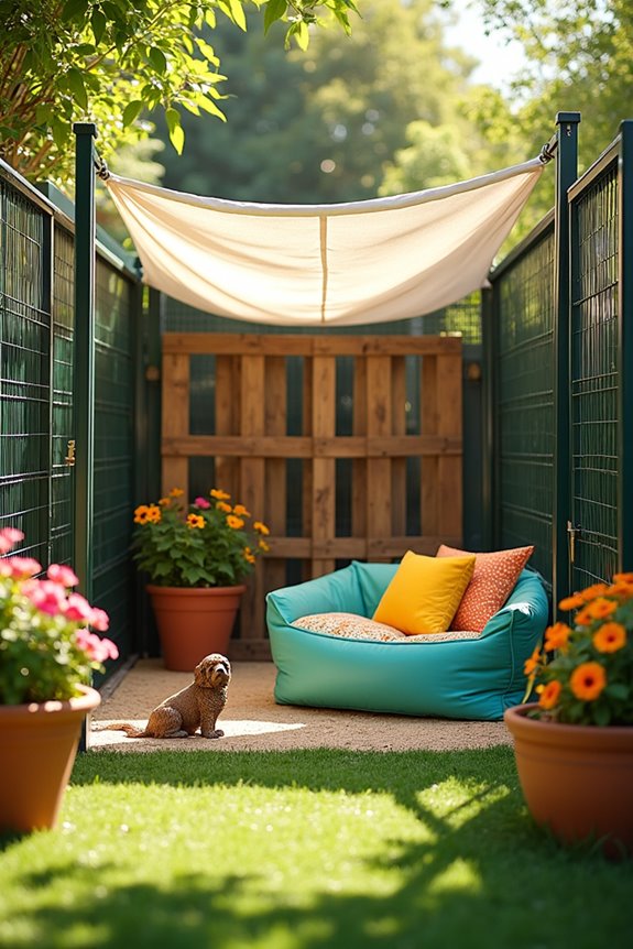 safe outdoor play area