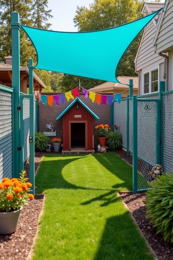 safe outdoor space for dogs