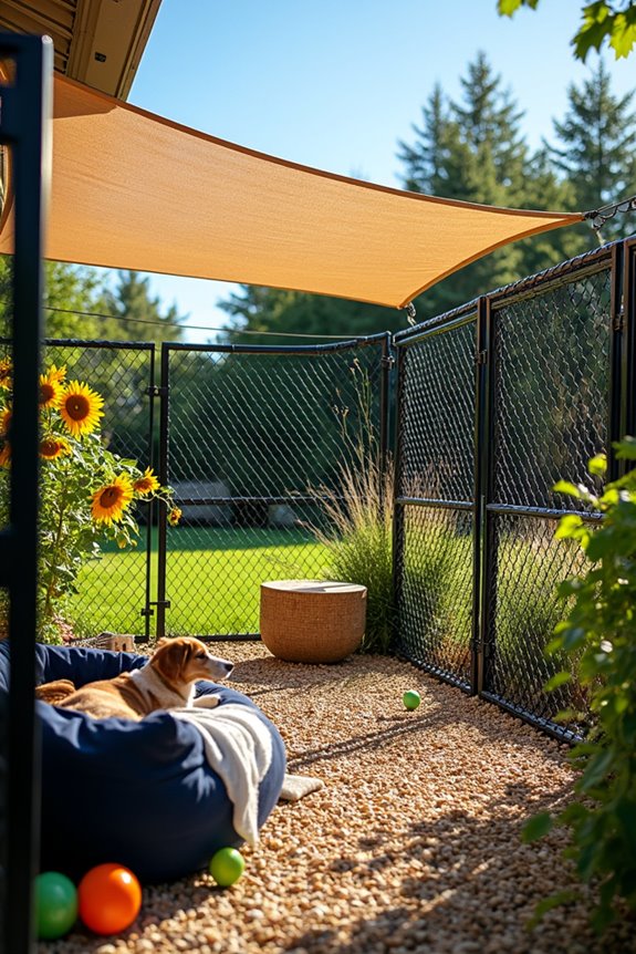 safe secure dog pen