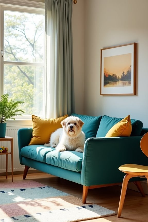 stylish and comfy dog sofa