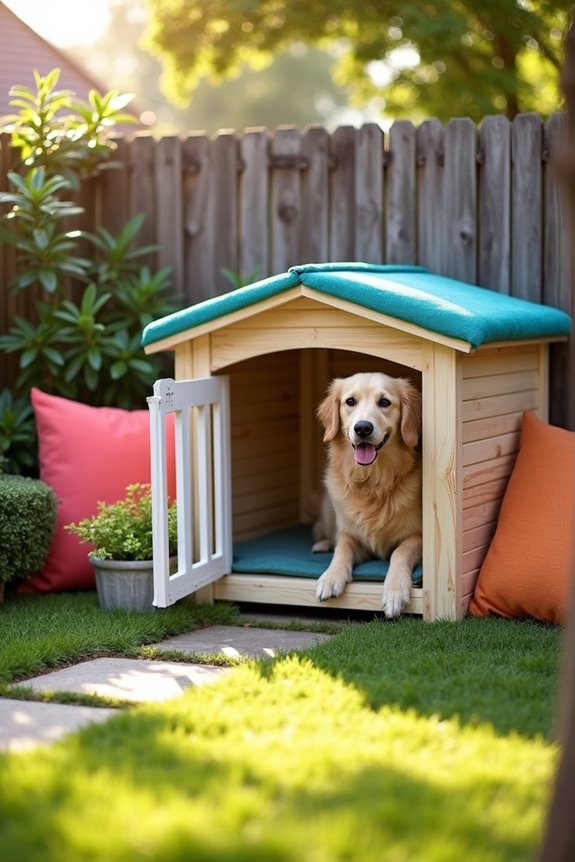stylish compact dog houses