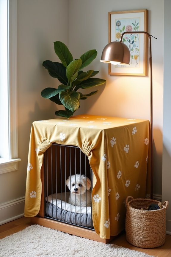 stylish customizable dog crate