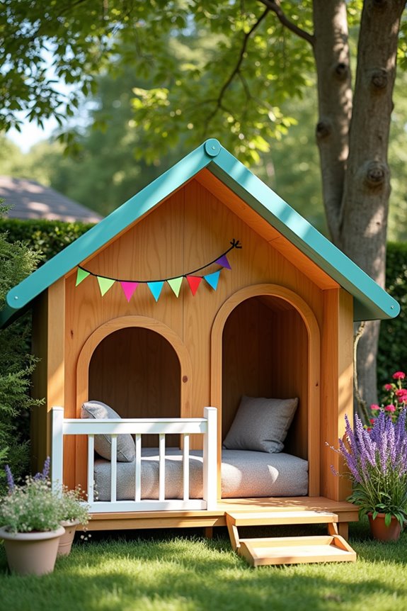 stylish diy dog house