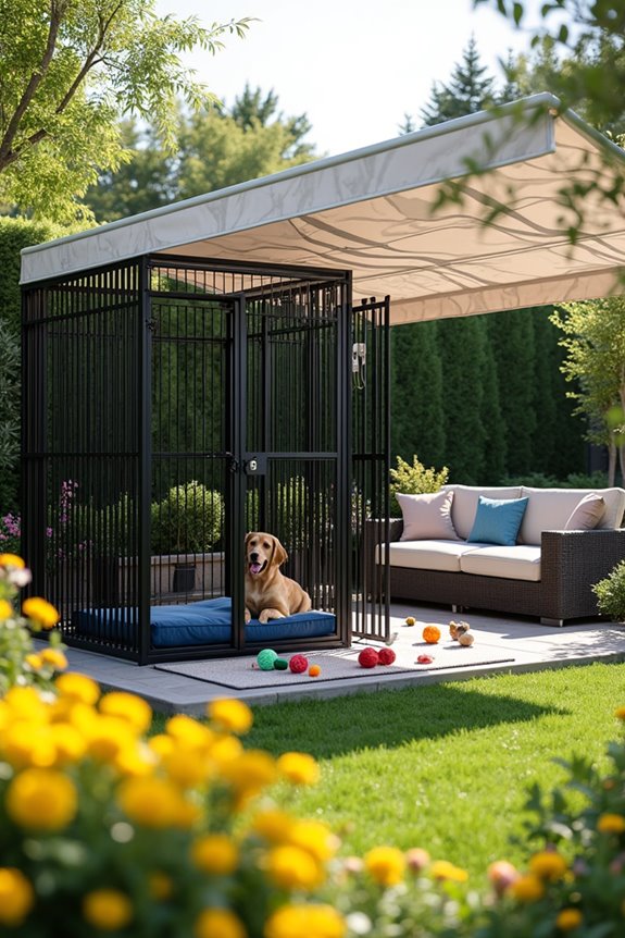 stylish heavy duty dog cages