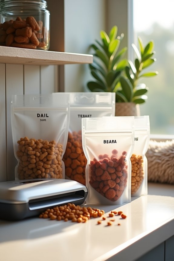 vacuum seal for freshness