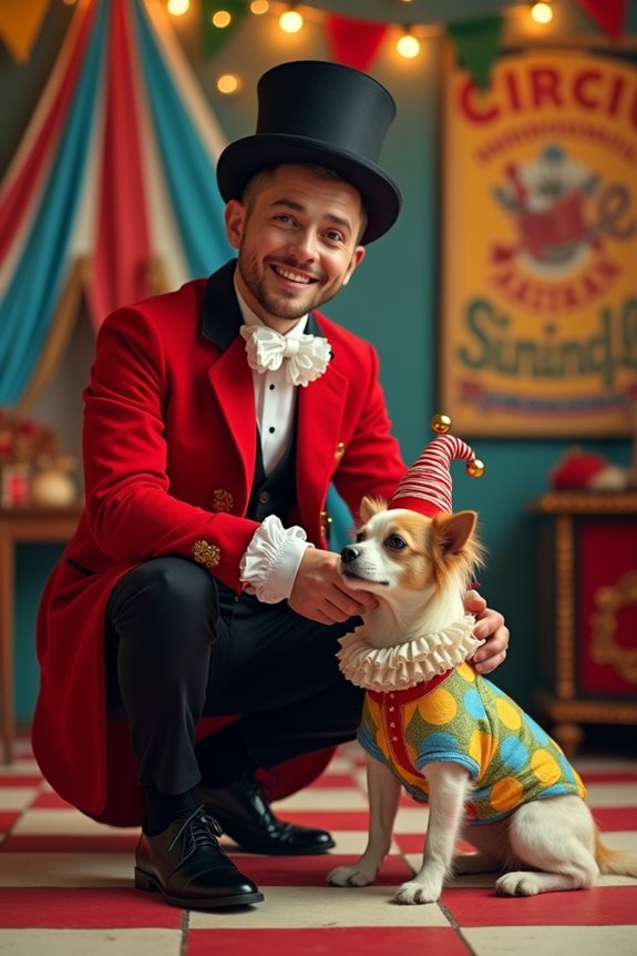 vintage circus performer outfits